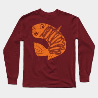 Orange fish Long Sleeve T-Shirt